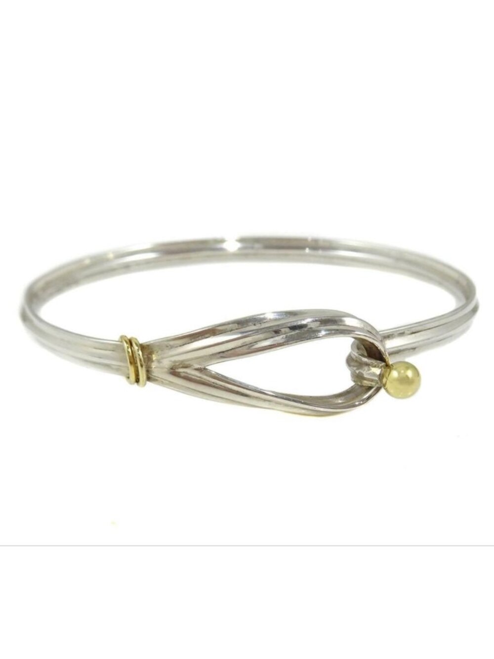 Tiffany & Co Yellow Gold Hook & Eye Bracelet